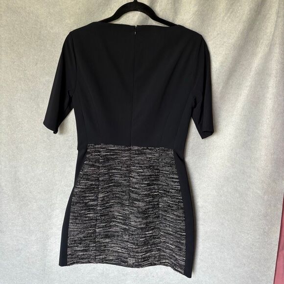 TIBI NEW YORK Maryann black and tweed dress Office Corpcore Size 2 - Picture 2 of 9